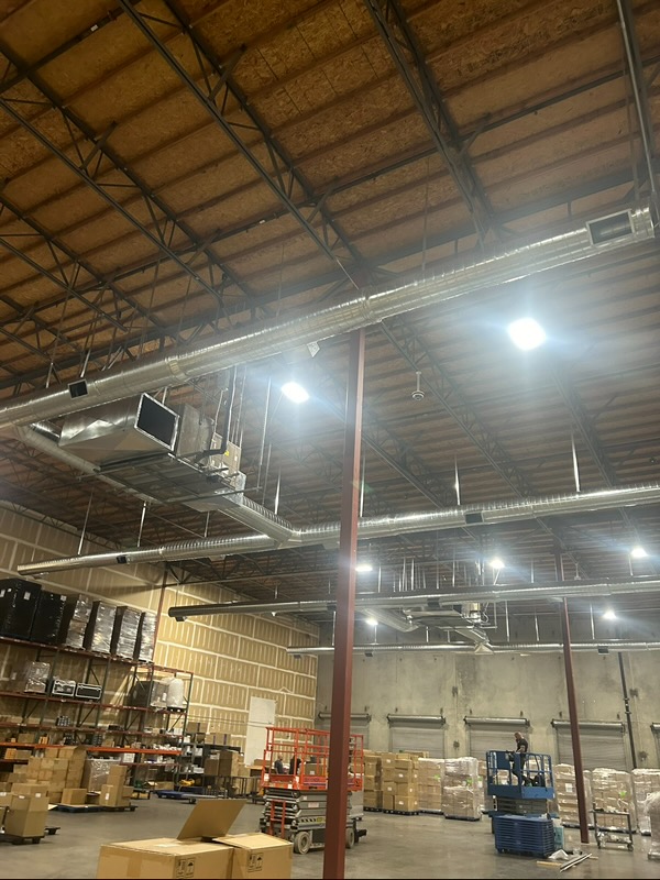 High-efficiency HVAC system installation