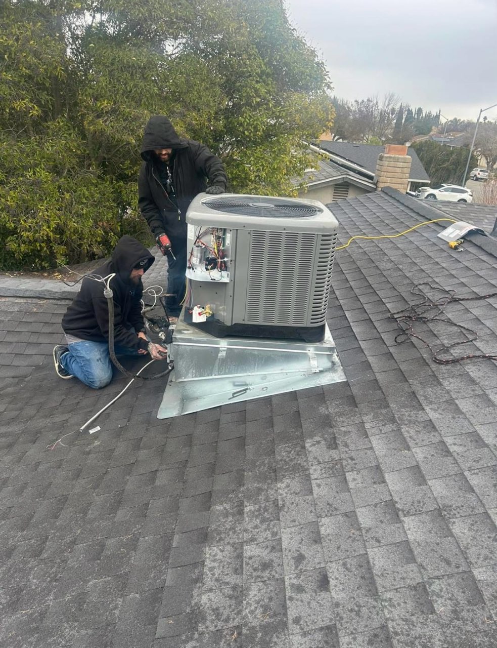 D'Angelo Heating and Air Conditioning at work
